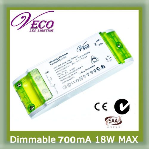 DIMMABLE 700mA  18W LED DRIVER CONSTANT CURRENT TRANSFORMER C-Bus Compatible