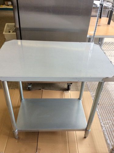 Brand new regal restaurant supply stainless steel table 24x36! new in box!!!!!!! for sale