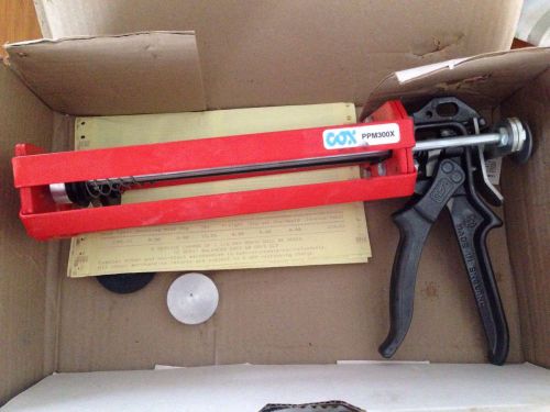 Cox ppm 300x dual component epoxy caulking gun applicator for sale