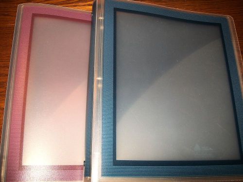 Set of 2 Avery Flexi-View Presentation 1&#034; 3-ring Binder with Back Pocket