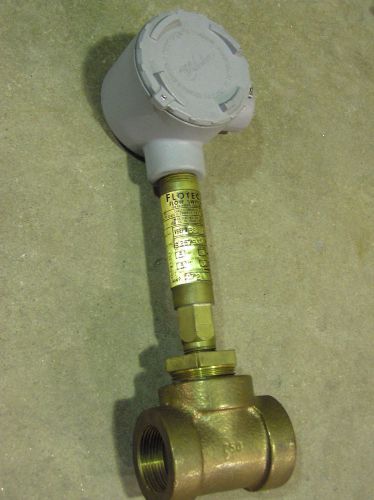 Flotect flow switch - model v6epb bs4b-gn - 1&amp;1/4&#034; brass t pipe - 2.4gpm for sale