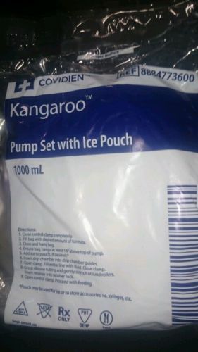Kangaroo pump set with ice pouch 1000mL