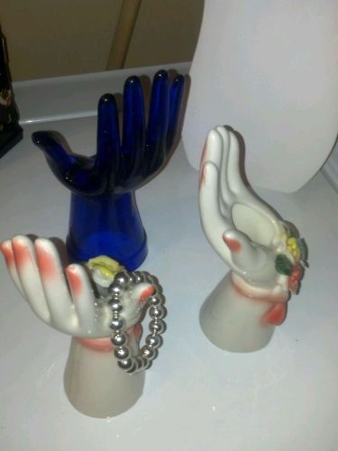 Glass Hand Displays for Jewelry
