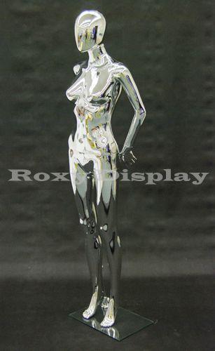 Female Unbreakable Plastic Mannequin Display EggHead Dress Form PS-BF8/EHF-S
