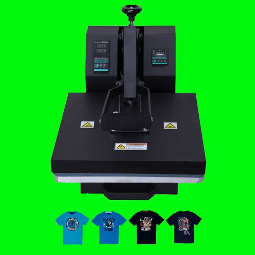 15&#034; x 15&#034; digital t-shirt heat transfer press sublimation machine clamshell for sale