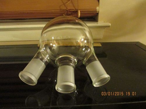 3 Neck Round Flask 1000 ml American Made