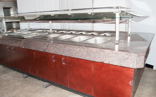Salad bar buffet hot cold refrigerated soup for sale