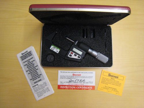 Starrett 733xflz-2 dig micrometer, pristine for sale
