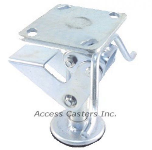 6pstfl 6&#034; floor lock with handle, foot operated, 3-15/16&#034; x 4-1/2&#034; plate for sale