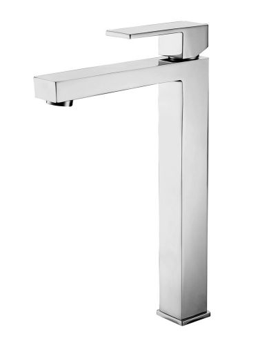 BUILDER&#039;S CHOICE SQUARE HIGH RISE HIGH QUALITY BATHROOM VANITY BASIN MIXER TAP