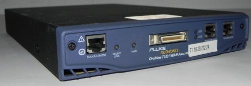 FLUKE NETWORKS OPTIVIEW T1/E1  WAN ANALYZER OPV-WAN-T1E1