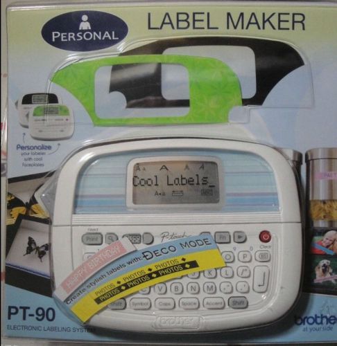 Brother PT-90 Label Maker Labeler PT90 *Brand New/Factory Sealed
