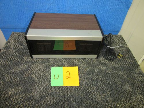 ESE LARGE TIME CODE BROADCAST CLOCK TIMER BNC COAXIAL ES-156F TV RADIO BNC USED