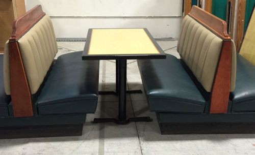 Restaurant Booth Diner Booth Grade Vinyl Upholstery 12 Doubles 10 singles