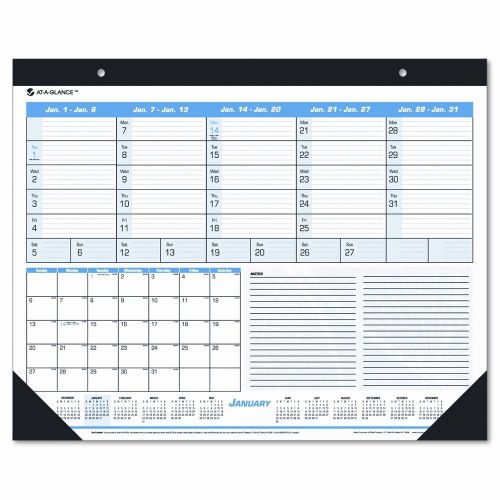 At-A-Glance Weekly/Monthly Desk Pad/Wall Calendar, 22 x 17, 2013
