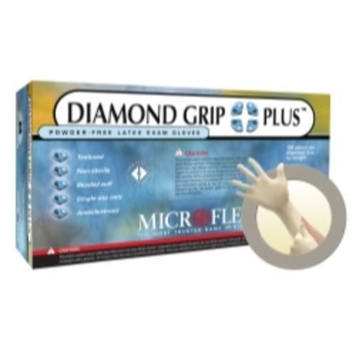 Micro Flex DGP-350-XL Diamond Grip Plus Powder Free Latex Exam Gloves (dgp350xl)