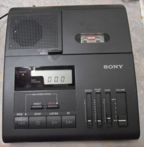 SONY BM-840 DESKTOP CASSETTE RECORDER WITH A/C ADAPTER