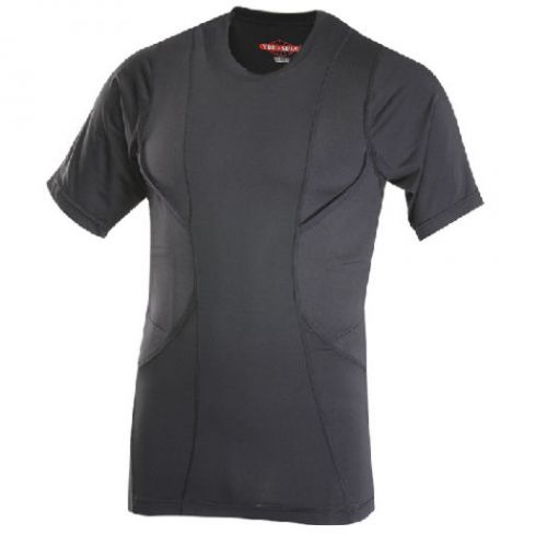Tru Spec 1226006 Shirt Men&#039;s 24-7 Black Concealed Holster S/S Shirt X-Large