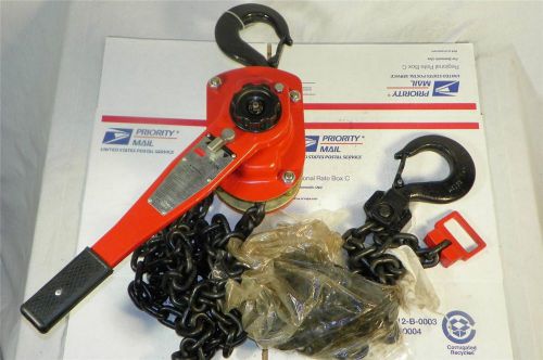 New dayton 4zx50 3 ton chain hoist 20 ft. lift manual hand 6600lb fast ship for sale
