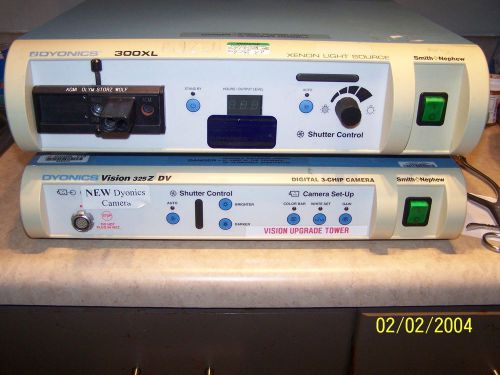 Dionics smith &amp; nephew 3-chip camera system with 300xl xenon light source for sale