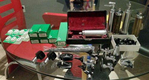 Welch allyn otoscope opthalmoscope  heads, ear cones, 11720,11610,25020,28100... for sale