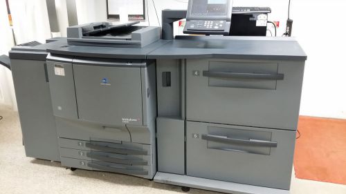Konica Minolta Bizhub Pro C6500 Copier Printer Scanner Booklet Finisher and LCT