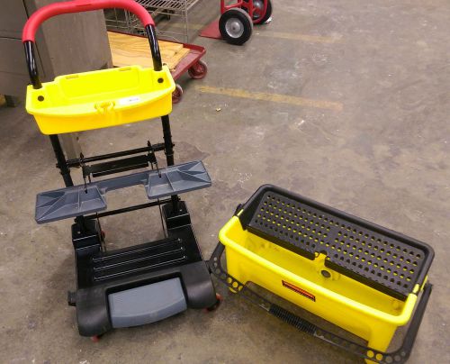 Q925 rubbermaid hyge pedal wring mini-cart for sale