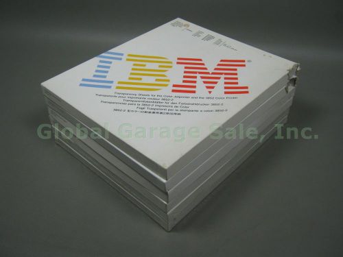 6 Box Lot 8.5&#034; x11&#034; IBM Color Jetprinter 3852 Printer Transparency Sheet 6293933