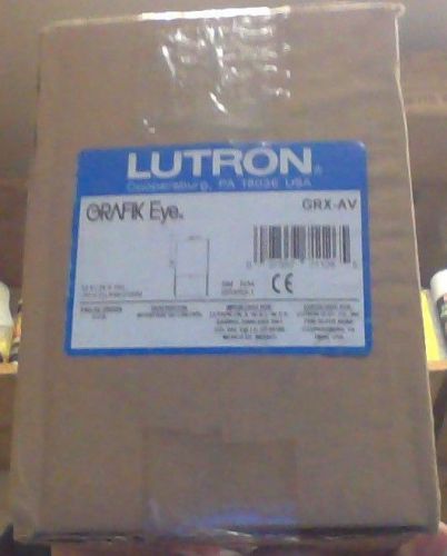 LUTRON GRX-AV  NEW IN THE BOX  AUDIO/VISUAL INTERFACE FOR 3000-4000 SERIES