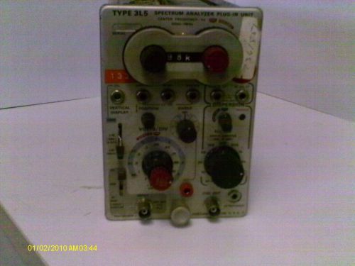 Tektronix Type 3L5 Spectrum Analyzer Plug -In Unit / Used