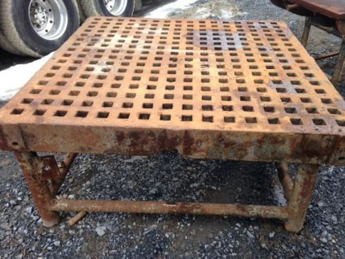 5&#039; x 5&#039; acorn type welding/platen/layout table with stand for sale