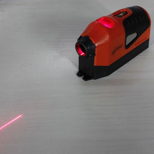 Portable 3V Laser Edge Level Straight Line Guide Horizontal Leveler Measure Tool