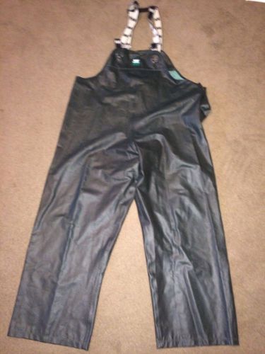 Helly Hansen Highliner Bibs Men&#039;s X- Large Green EUC rain pants gear