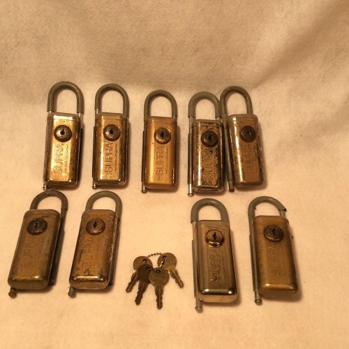 Lot of 9 Supra Supra-B Security Key Holder Lock boxes