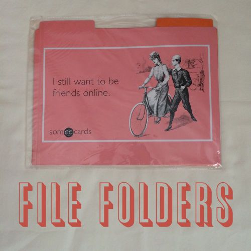 Someecards 2 Pack File Folders Brand New!