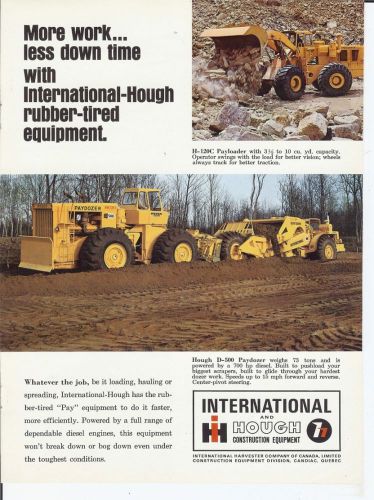 Original International 4 Page Ad -  International-Hough Rubber Tired Equipment