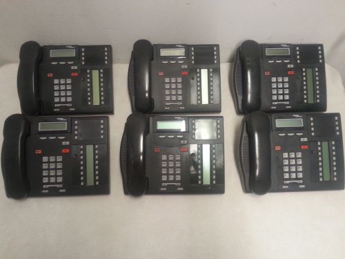 Lot of (6) norstar t7316 display telephones for sale