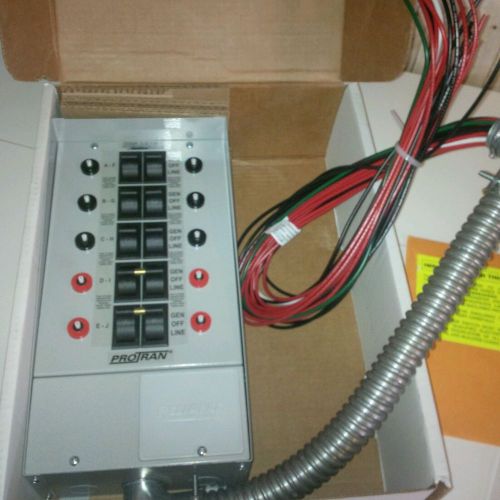 Reliance controls 31410b 10-ciruit transfer switch 125/250-volt generator 7500 w for sale