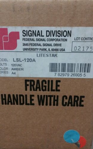 Federal signal lsl-120a , amber for sale