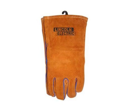 Lincoln electric premium leather cowhide welding gloves, tig, mig, pair, glove for sale