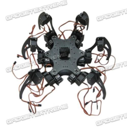 Arduino Aluminium Hexapod Spider Six 3DOF Legs Robot Frame Kit ge