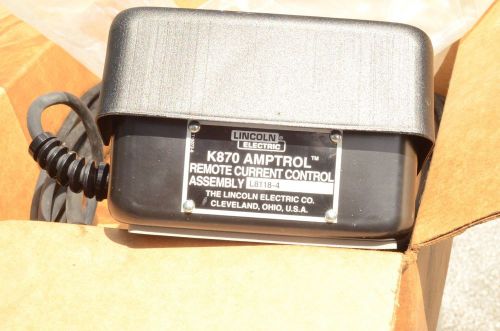Genuine Lincoln TIG Foot Amptrol Foot Control No. K870, part number L8118-4