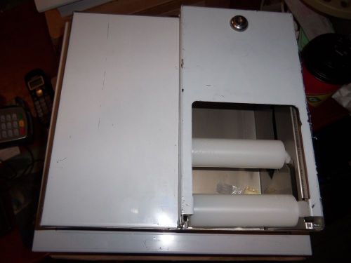 Bradley 5422 partition mounted stainless steel toilet tissue dispenser for sale