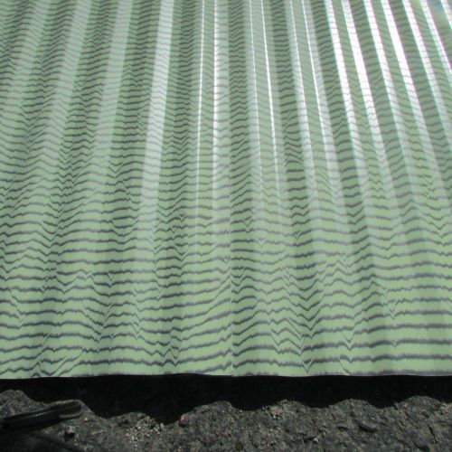 Tiger Tin!  31 pcs Corrugated steel panels 29 ga, approx 10 ft x 3 ft cover