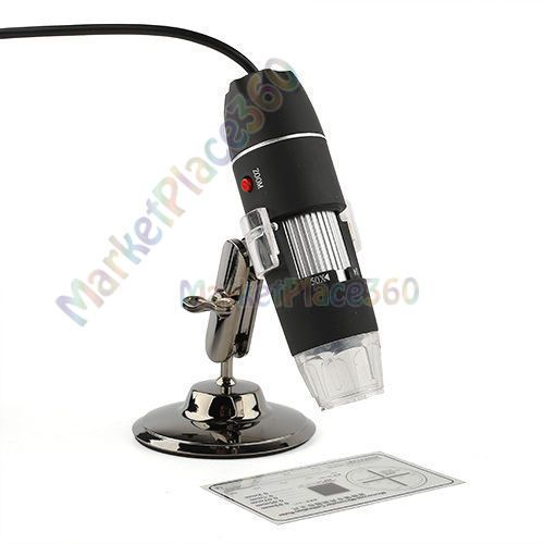 50-500X 2.0MP LED USB Digital Microscope Endoscope Magnifier Software Camera