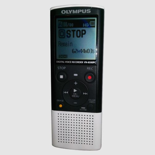 OLYMPUS VN-8500PC 1GB DIGITAL VOICE RECORDER DICTAPHONE