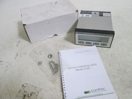 CONTREC BATCH CONTROLLER 414D.10A *NEW IN BOX*