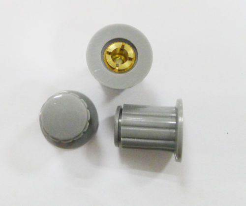 2x Gray Quality Knob for WXD3-13-2W Multi-turn Wirewound Potentiometers Hot Sale
