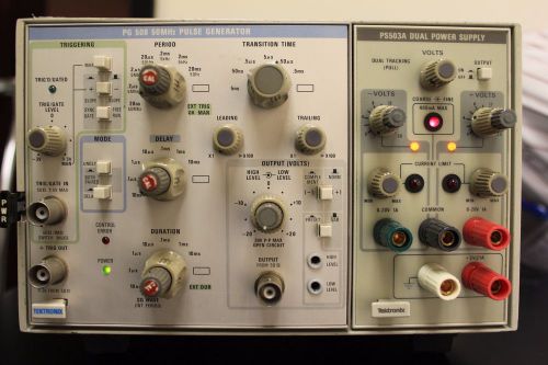 Tektronix TM503 with PG 503 50Mhz Pulse Generator &amp;  PS503A Dual Power Supply