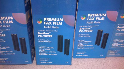 Lot of 60 Premium Fax Film Refill Rolls for Brother PC-202RF